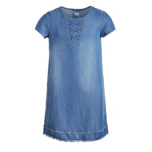 Epic Threads Lace Up Denim Dress